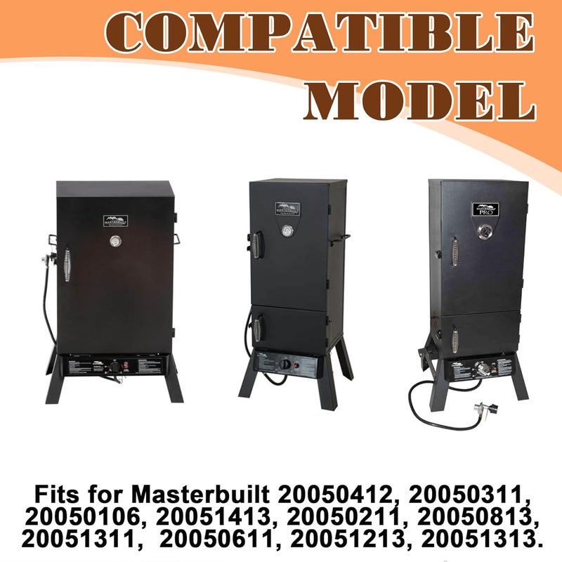 MOASKER Grill Burner Control Valve Replacement Parts for Masterbuilt Grill & Smoker 20051413 20050311 20050106 20050412 20051413 20050611 20051311, Grill Part Replace for Masterbuilt Gas Valve 990060291 - Image 4